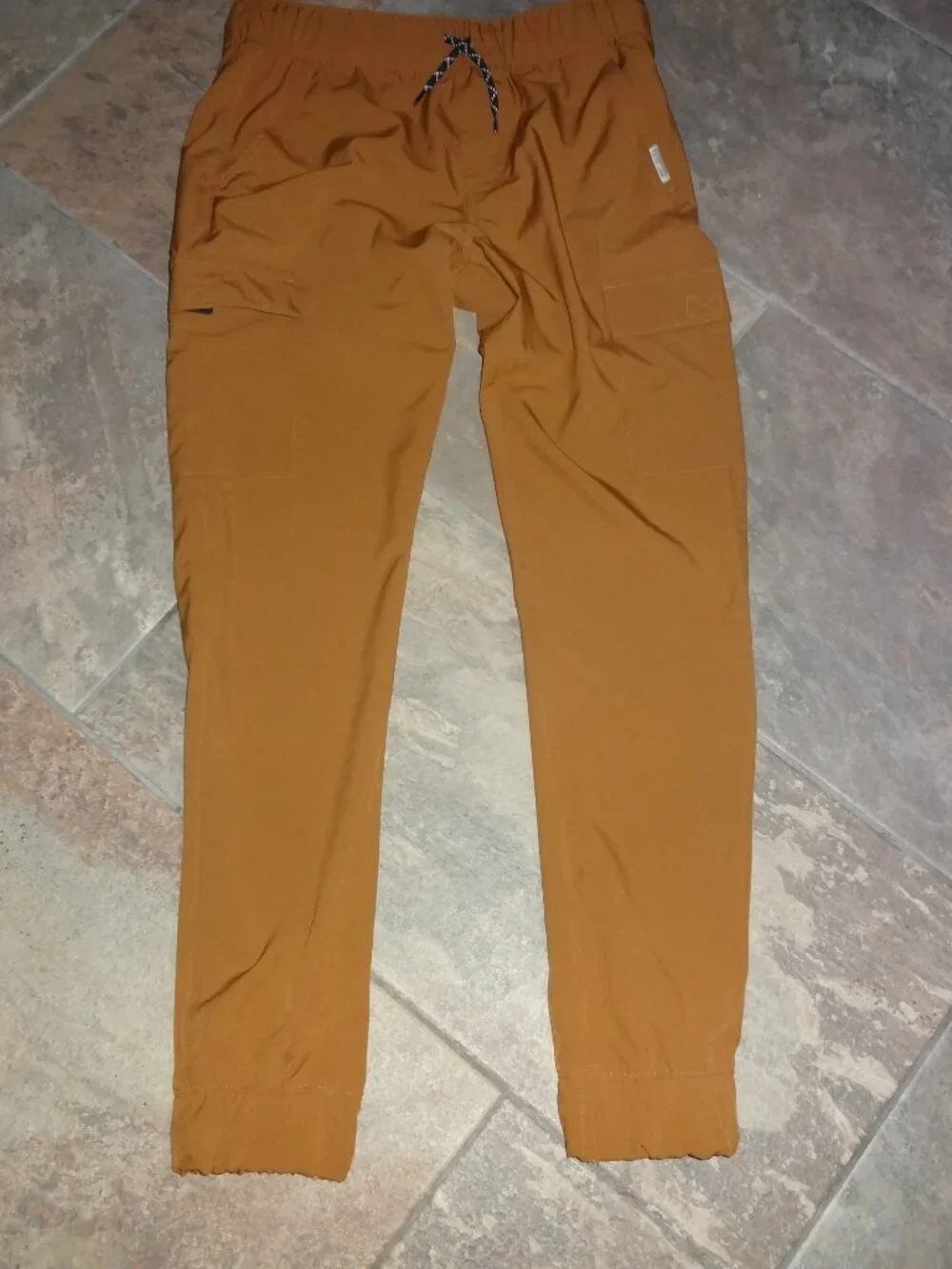 Lot2= WeatherProof Tech/Jogger/cargo pants L 14/16 Elastic Waist tan/brown